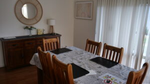 dining table and chairs